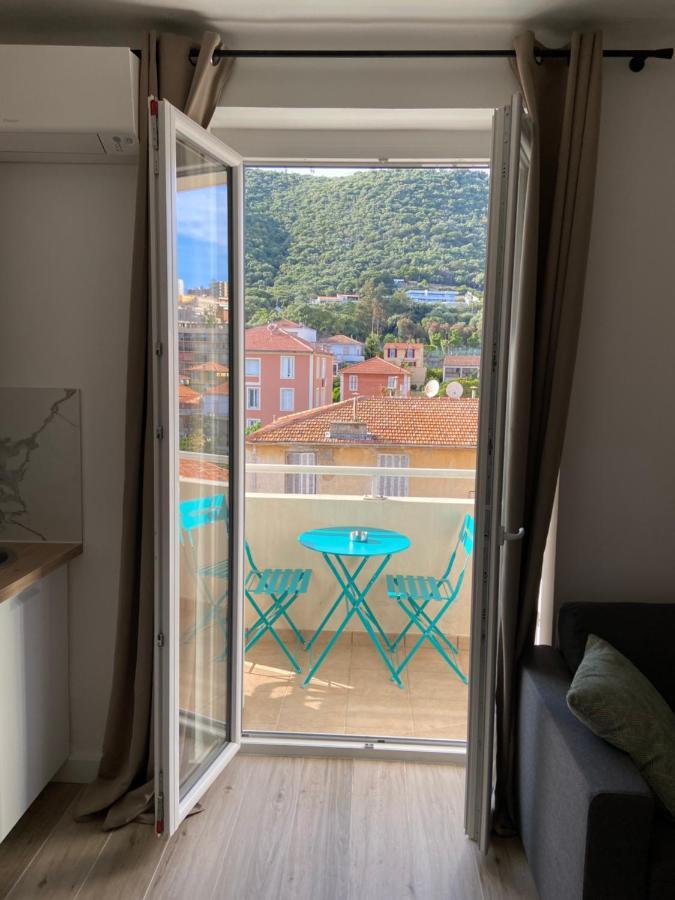 Ajaccio Magnifique T2 Neuf 40M2 Avec Balcon Au Trottel 4 Couchages Wifi Clim Parking Plage A Pieds 100M Exterior foto