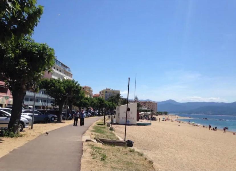 Ajaccio Magnifique T2 Neuf 40M2 Avec Balcon Au Trottel 4 Couchages Wifi Clim Parking Plage A Pieds 100M Exterior foto