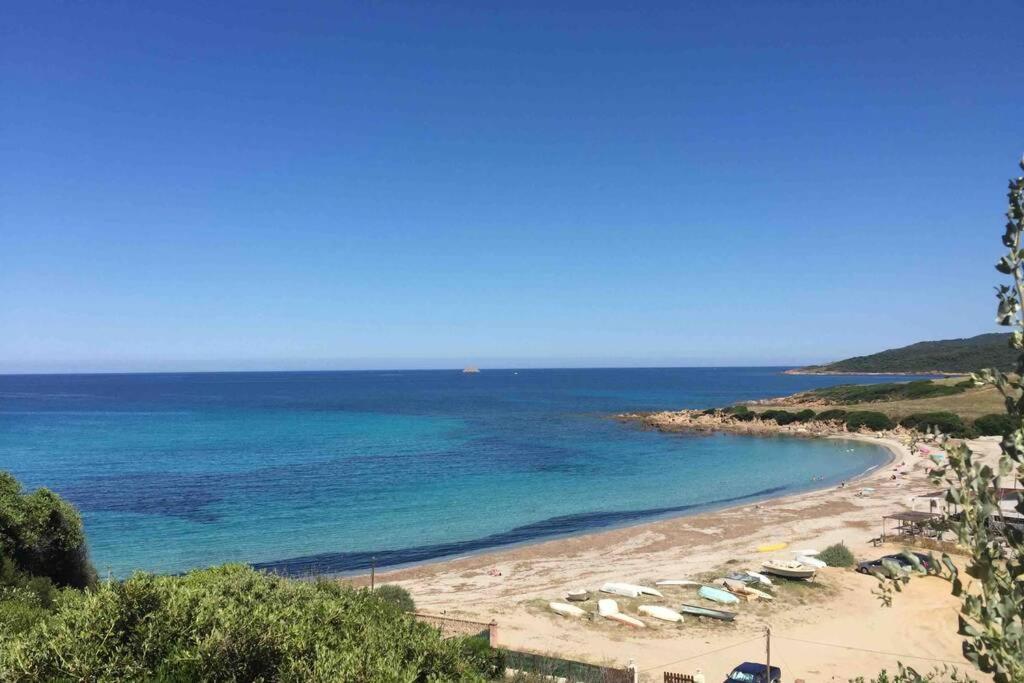 Ajaccio Magnifique T2 Neuf 40M2 Avec Balcon Au Trottel 4 Couchages Wifi Clim Parking Plage A Pieds 100M Exterior foto